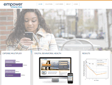 Tablet Screenshot of empower-interactive.com